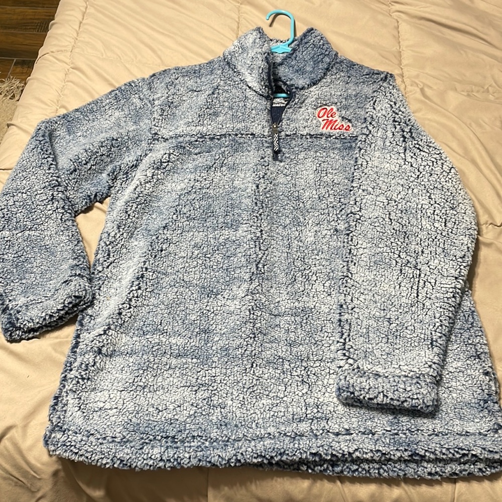 Ole Miss Sherpa Pullover